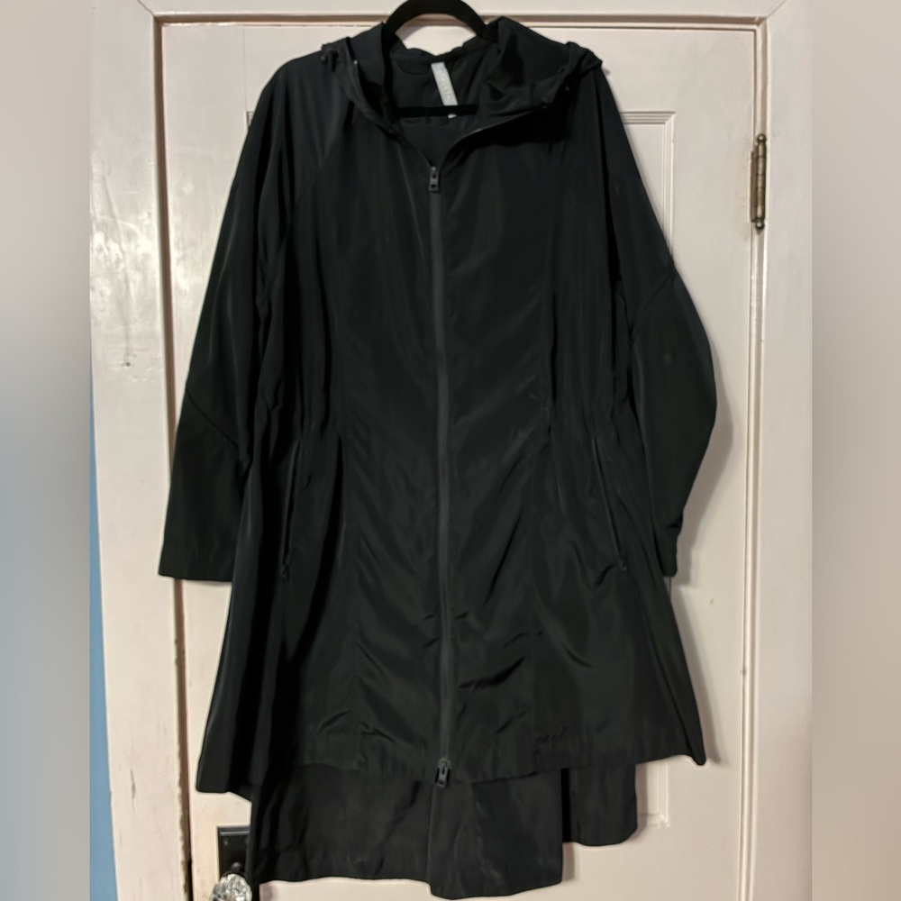 Athleta Black Solar wind and rain Anorak jacket size L - Picture 3 of 4